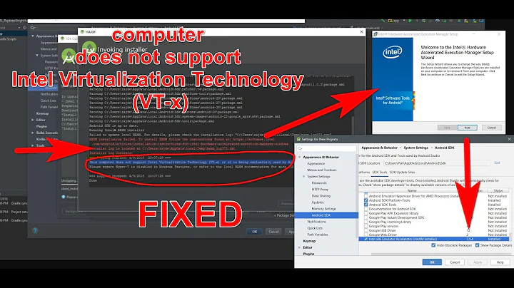 How to fix This computer does not support Intel Virtualization Technology VT-x --- FIXED