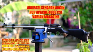 TES AKURASI SENAPAN ANGIN PCP APACHE 4000 TERBARU