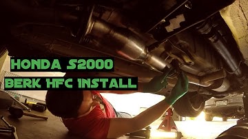 Berk High Flow Cat Install Honda S2000 diy