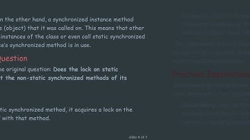 Understanding synchronized Methods in Java: Class vs. Instance Locks