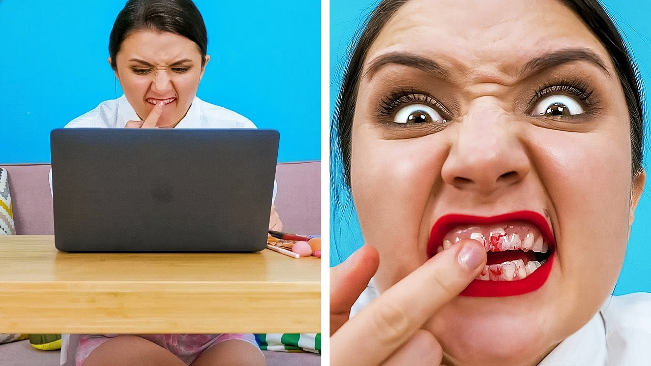 33 GIRL PROBLEMS in real Life and New Beauty Hacks
