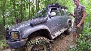 видео: Nissan Patrol and Toyota Hilux (Surf) в лесу по уши в грязи Часть 2 картинка: Nissan Patrol and Toyota Hilux (Surf) в лесу по уши в грязи Часть 2
