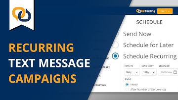 Creating a Recurring Text Campaign | EZ Texting Tutorial