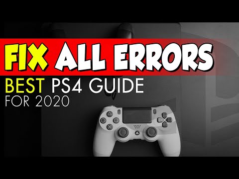 ✅ HOW TO FIX ALL PS4 | PSN ERROR CODES (ULTIMATE GUIDE)