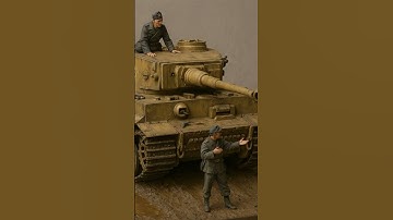 【part 4】I used AI to generate a 1/35 scale diorama of the TIGER tank , and then animated it with AI.