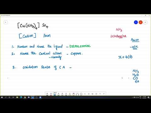 Video [Cu(NH3)4]SO4 IUPAC - youtube