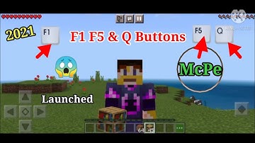 F1,F5 ,Q Java Buttons in Minecraft Pe😱। F5 button in Minecraft।Java Buttons in Mcpe। in Hindi। 2021।
