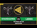 WC3 - B2W Weekly Cup #46 - Quarterfinal: [NE] StarShaped vs LeMei [NE]