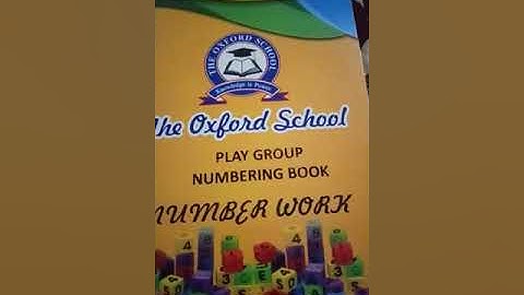 Play Group (KG1) math Lecture#9 Topic (Number 7)