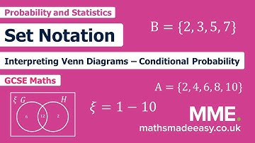 Probability - Set Notation (Video 1)