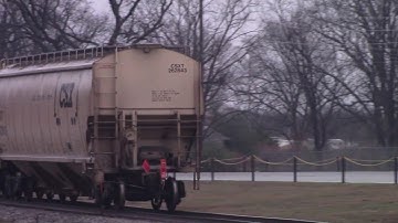 Few Empty Grain Trains race back to reloaded ES40DC/ES44AHs AC44CWs C40/Dash 9 & Horn Salutes