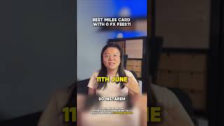 Earn miles with this card with 0 FX fess #shorts #creditcard