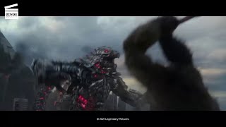 Godzilla vs. Kong: Kong and Godzilla team up against Mechagodzilla (HD CLIP)