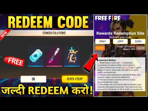 Free Fire Redeem Codes For May 26; Get FWC Backpack, Kitty pet
