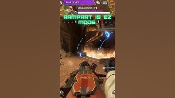 Rampart is easy mode. #apex #apexlegends #apexlegendsclips #gaming #viral #shorts