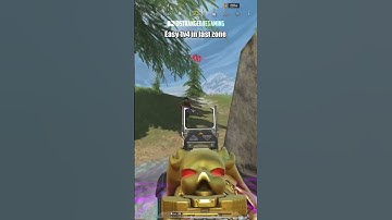 Easy 1v4 in last zone 🔥😎| CODM BR