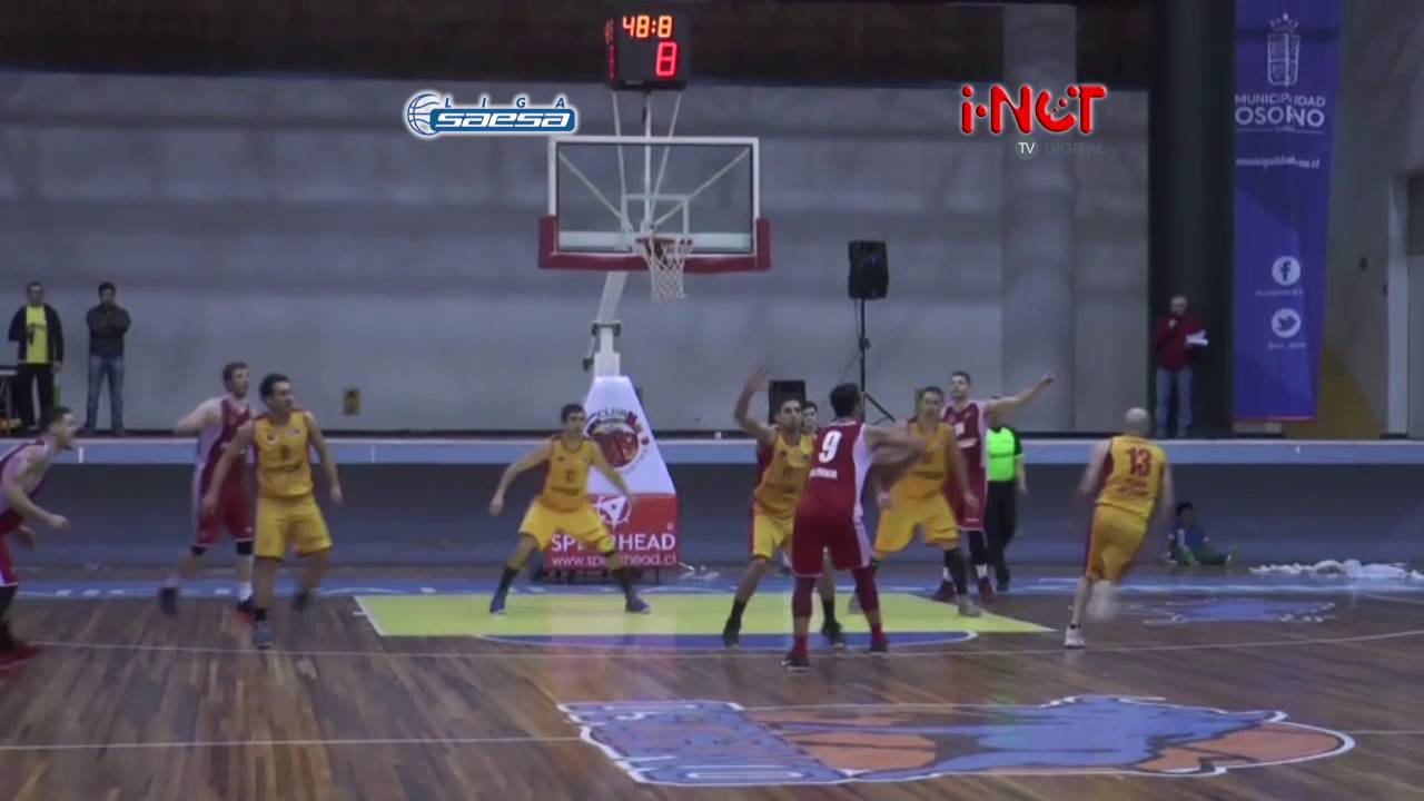 ADULTOS - PARTIDO PENDIENTE - 1a DIVISION: CD ESPAÑOL OSORNO vs CD VALDIVIA basquetbol reglas