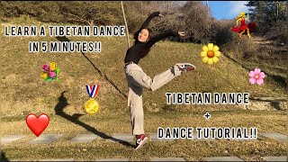 LEARN A TIBETAN DANCE IN 5 MINUTES!! (DANCE+TUTORIAL) [GY]