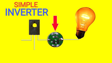 How To Make Simple Inverter At Home..Simple Inverter 12V To 220V..Transistor Inverter..