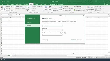 How to Use the ibi ODBC Connector from Microsoft Excel
