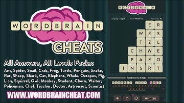 WordBrain Waiter 12 Cheats | WordBrain Cheats | Waiter 12 Answer
