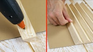Клеим треугольные рейки на картон и получаем потрясающую оптическую иллюзию. Клеим треугольные рейки на картон и получаем потрясающую оптическую иллюзию.
