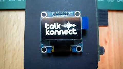 talkkonnect oled startup