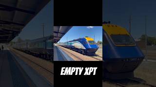 Empty South Bound XPT Passing Taree Through Loop And Driver Change