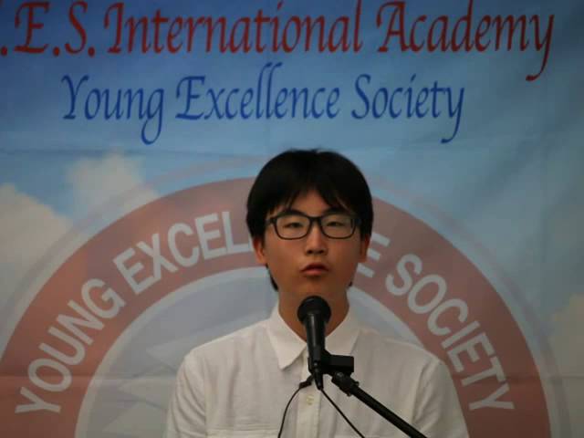 Y.E.S. Speech Contest - Jason Kim (Gr.26)
