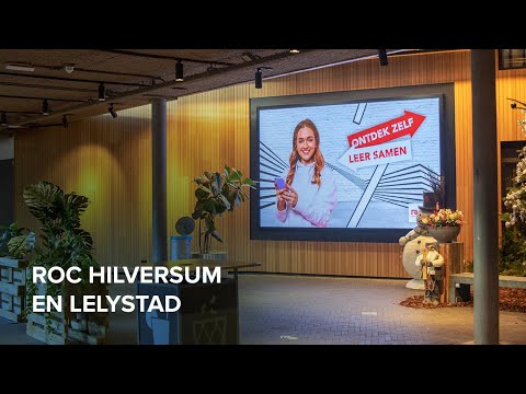 Indoor LED-oplossing voor ROC Hilversum en Lelystad