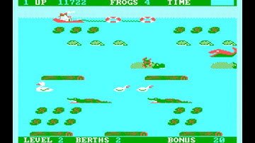 Frogger II Three Deep [IBM PC Longplay] (1984) Sega Enterprises