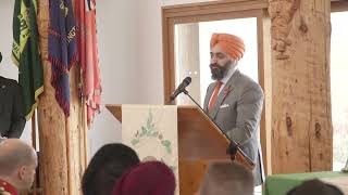 Supporting good causes: Peter Singh Virdee at the WW1 Sikh Memorial
