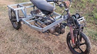 I BUILDING 3X3 MOTORBIKE + WINCH 500KG  3WD MOTORCYCLE by 2T-DIY 27,686 views 4 months ago 44 minutes