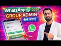 WhatsApp Group Admin Kaise Banaye? 2026 | New Admin Add Karne Ka Full Process | Tech Frack 