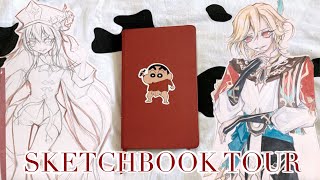 картинка: SKETCHBOOK TOUR | ОБЗОР СКЕТЧБУКА 2023 (1 часть)
