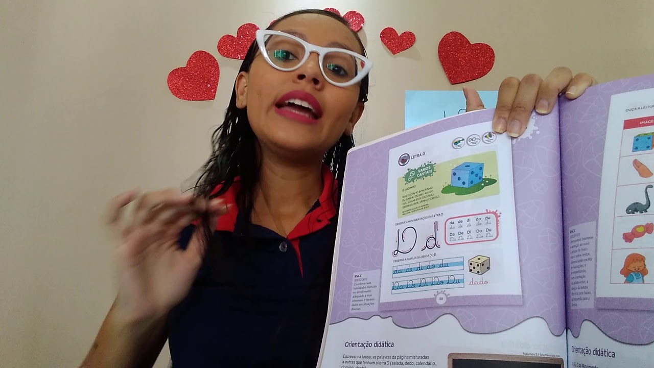 Professora Ágatha 15/04 :Letra D-d e sua família-Livro de Linguagem 58,59 e 60.