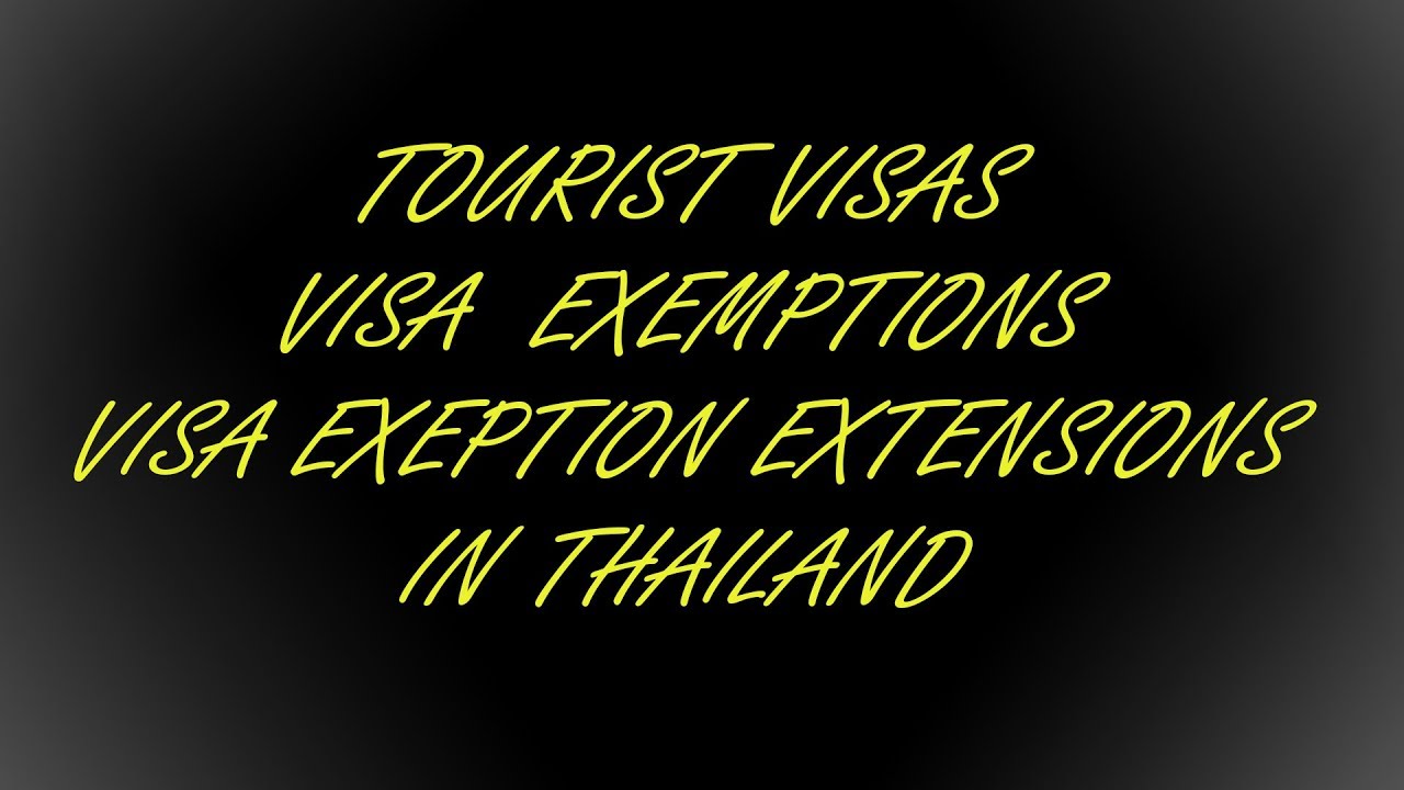 The Difference Between a Tourist Visa, Visa Exemption, and Visa ...