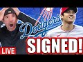 Live reaction to shohei ohtani signing with dodgers