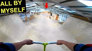 TOP SECRET HIDDEN INDOOR SKATEPARK!