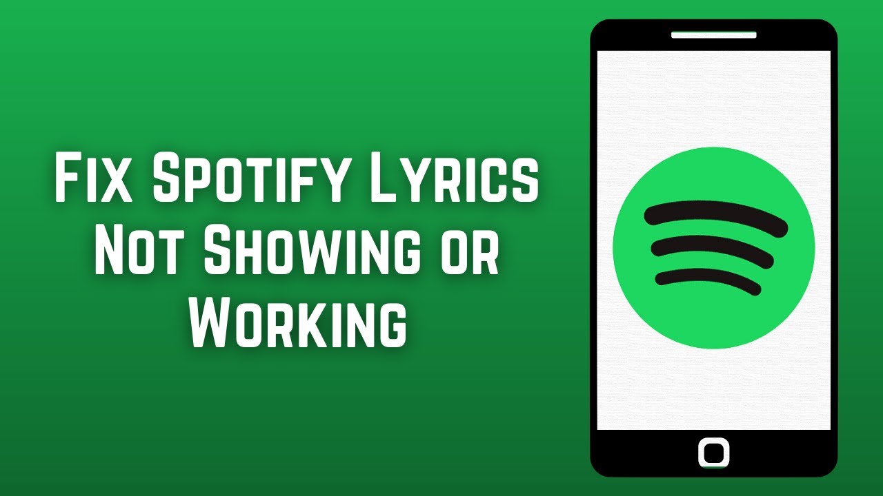 How To Fix Spotify Lyrics Not Showing or Working on Android 2023 - YouTube