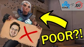 These 2 NOOBS REPLACED C9 yay!  Pro VALORANT Breakdown | Cloud9 vs. 100T