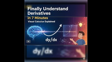 Finally Understand Derivatives in 7 Minutes (Visual Calculus Explained)