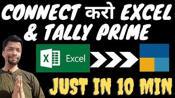 #42 Connect Data From Tally Prime to Excel Using ODBC SERVER 9000 | ODBC in Tally for Excel link