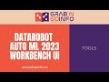 Datarobot auto ml tutorial for beginners 2023 newworkbench ui