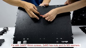 5 Rear Panel -- Geeetech Duplicator 5 DIY dual extruder 3D Printer assembly