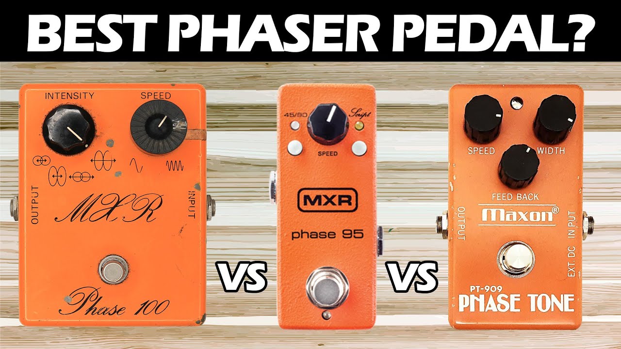 MXR Phase 100 Script vs MXR Phase 95 vs Maxon PT-909 | Phaser Comparison