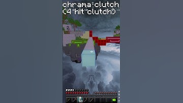 Chrama Clutch (4hit clutch) #shorts #dragclick #clutch #minecraft #quadflame