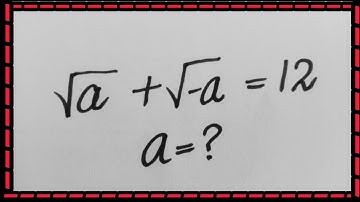 Nice Radical Math Problem | Find the value of a=? |