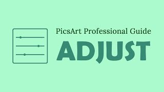 PicsArt Professional Guide | How to use Adjust Tool like professional by using PicsArt screenshot 5