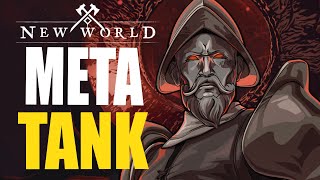 New World Sword And Shield  / Hatchet 🛡️ META TANK BUILD! Easy Self-Healing, Defense & AOE Taunts!